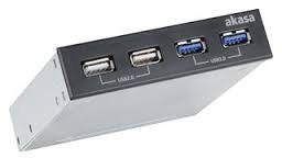 AKASA USB hub USB 2.0 + USB 3.0 - interní - obrázek produktu