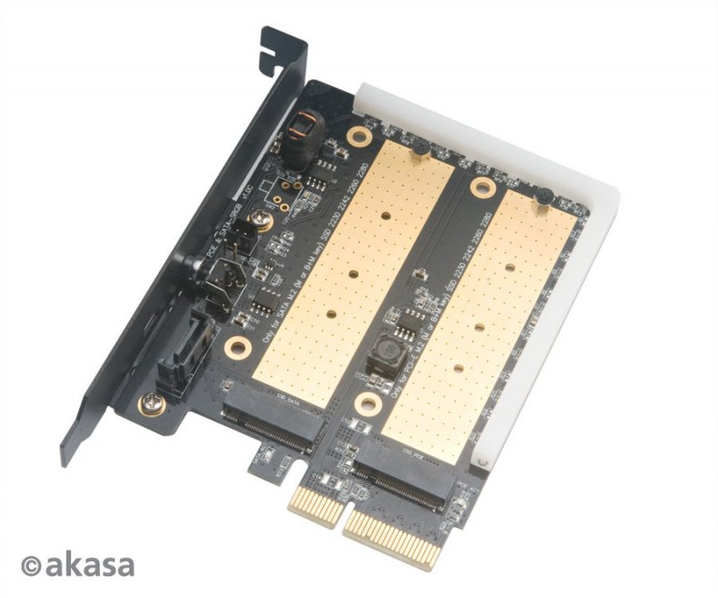 AKASA adaptér M.2 do PCIex s chladičem RGB - obrázek č. 2