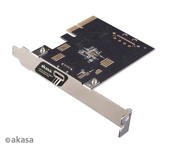 AKASA PCIe karta 1 x USB 3.2 Gen 2x2 Type-C - obrázek produktu