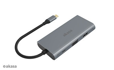 AKASA - externí USB hub - USB typ-C na 9-in-1 - obrázek produktu