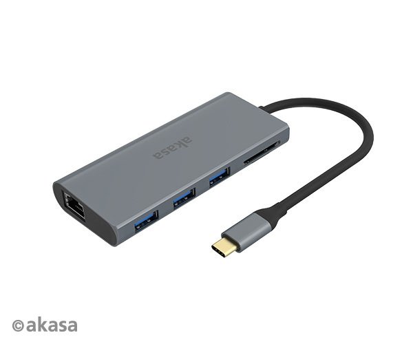 AKASA - externí USB hub - USB typ-C na 9-in-1 - obrázek č. 1