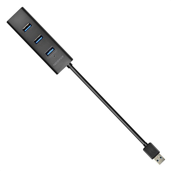 AXAGON HUE-S2B, 4x USB 3.0 CHARGING hub, micro USB nap. konektor, kabel USB-A 30cm - obrázek č. 9