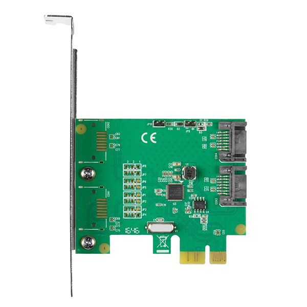 AXAGON PCES-SA2, PCIe řadič - 2x int. SATA III 6G ASMedia - obrázek č. 2
