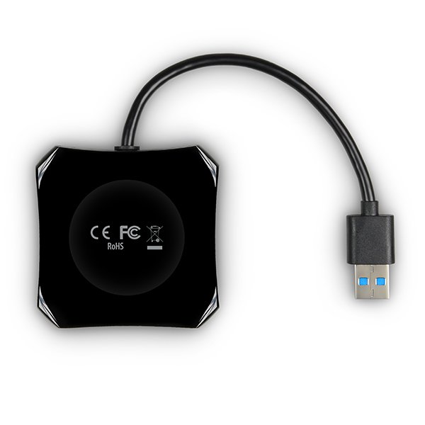 AXAGON HUE-S1B, 4x USB3.0 QUATTRO hub, 16cm kabel - obrázek č. 9