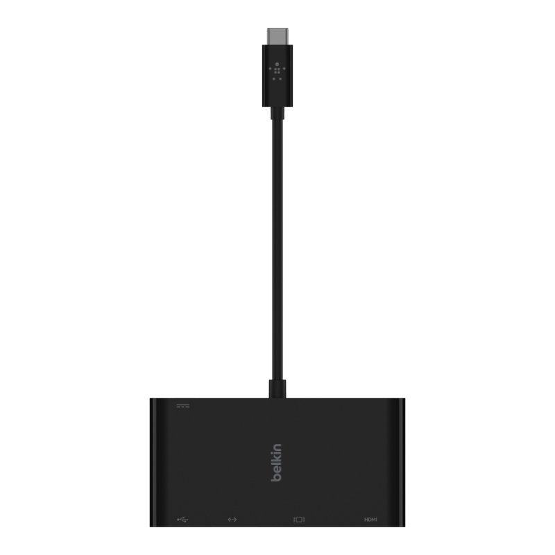 Belkin USB-C adaptér (HDMI, VGA, USB-A, LAN) + nabíjení 100W PD - obrázek č. 1