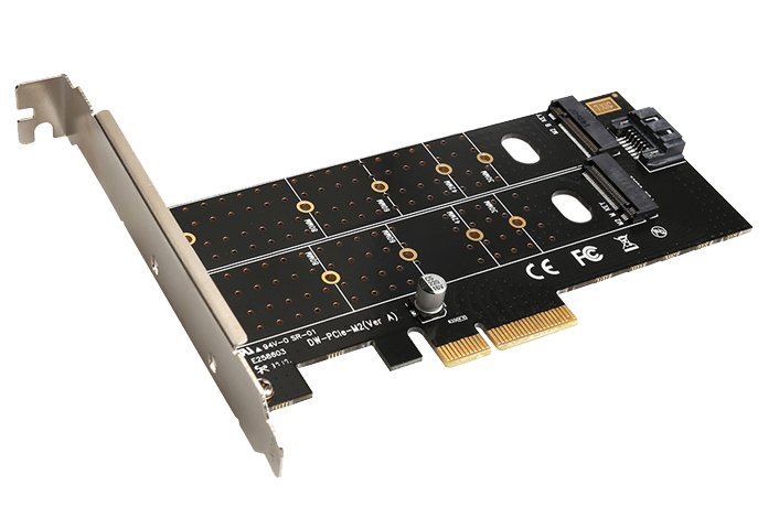 EVOLVEO NVME M.2 SSD PCIe, rozšiřující karta - obrázek produktu