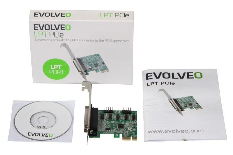 EVOLVEO LPT PCIe, rozšiřující karta - obrázek č. 3