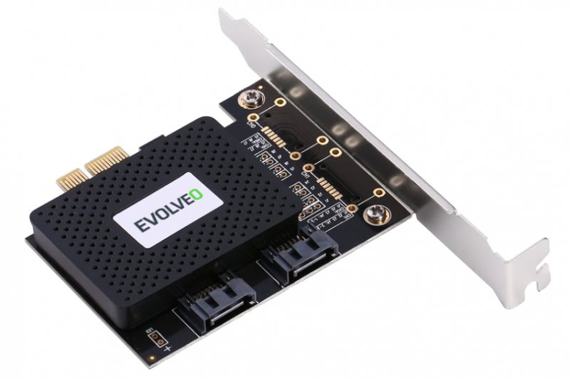 EVOLVEO 2x SATA III PCIe, rozšiřující karta - obrázek produktu