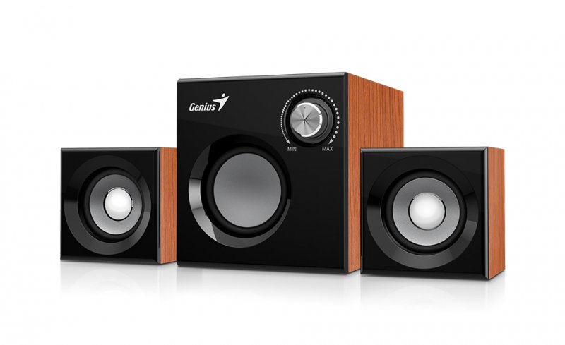 Speaker GENIUS SW-2.1 370 WOOD SPK 8W (6W+1W X 2) - obrázek produktu