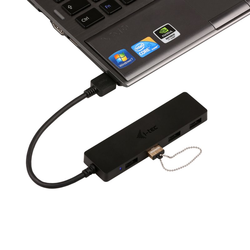 i-tec USB 3.0 SLIM HUB 4 Port passive - Black - obrázek č. 4