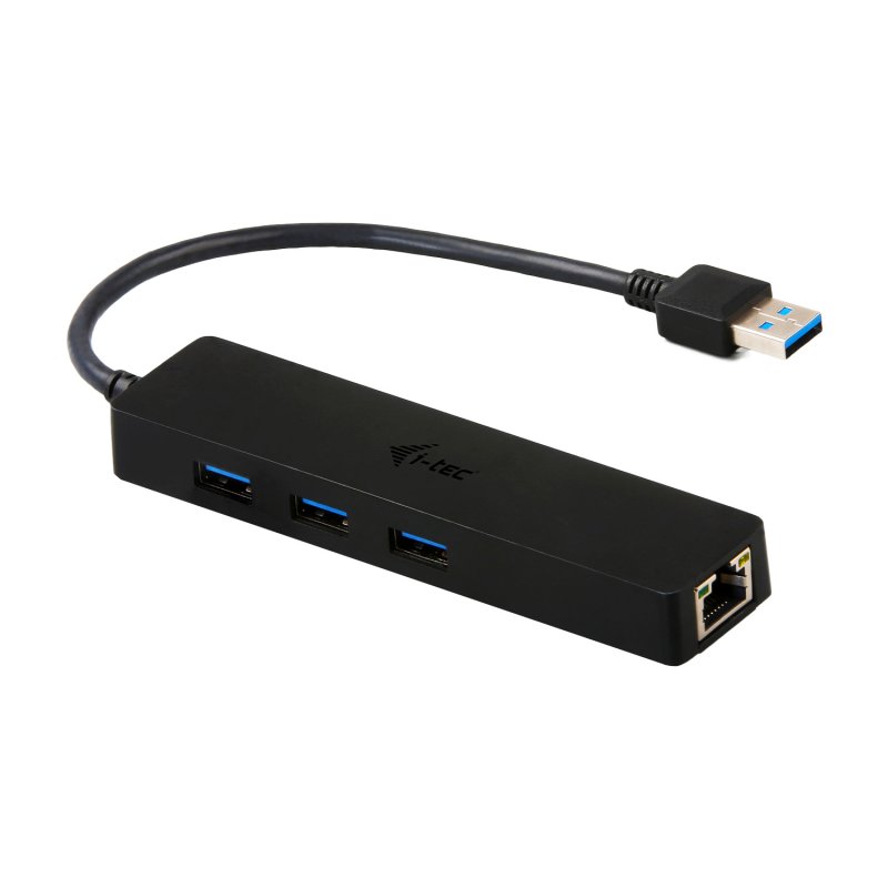 i-tec USB 3.0 SLIM HUB 3 Port With Gigabit LAN - obrázek produktu