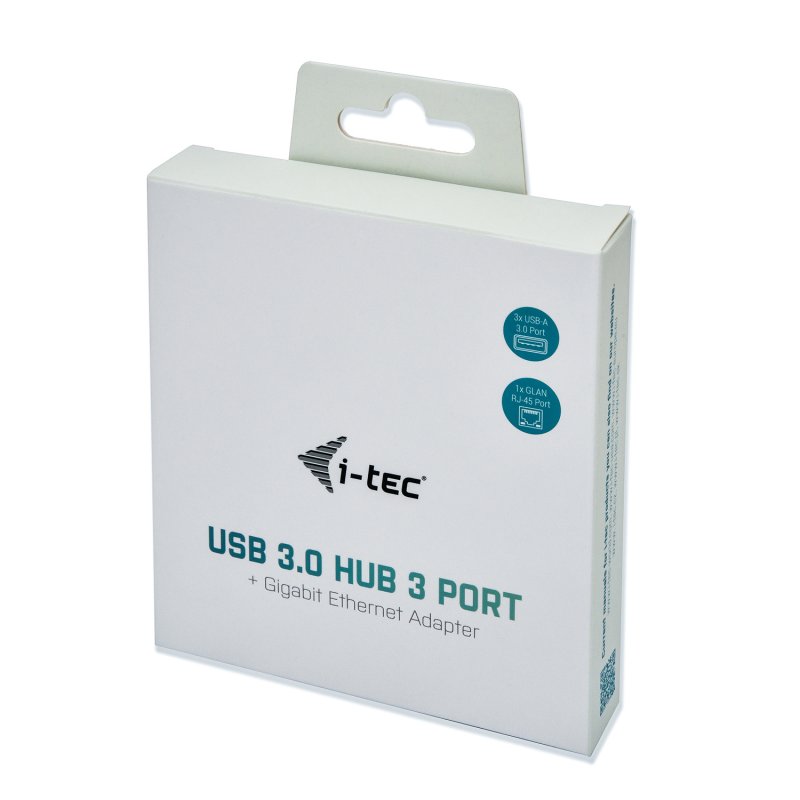 i-tec USB 3.0 Metal HUB 3 Port + Gigabit Ethernet - obrázek č. 4