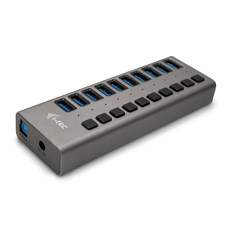 i-tec USB 3.0 Charging HUB 10 port + Power Adapter 48W - obrázek produktu