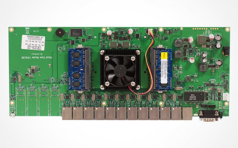 MikroTik CCR1016-12G 2GB RAM, 1200MHz, RouterOS L6 - obrázek č. 1