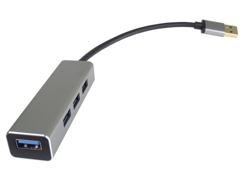 PremiumCord USB 3.0 Superspeed HUB 4-portový - obrázek č. 1