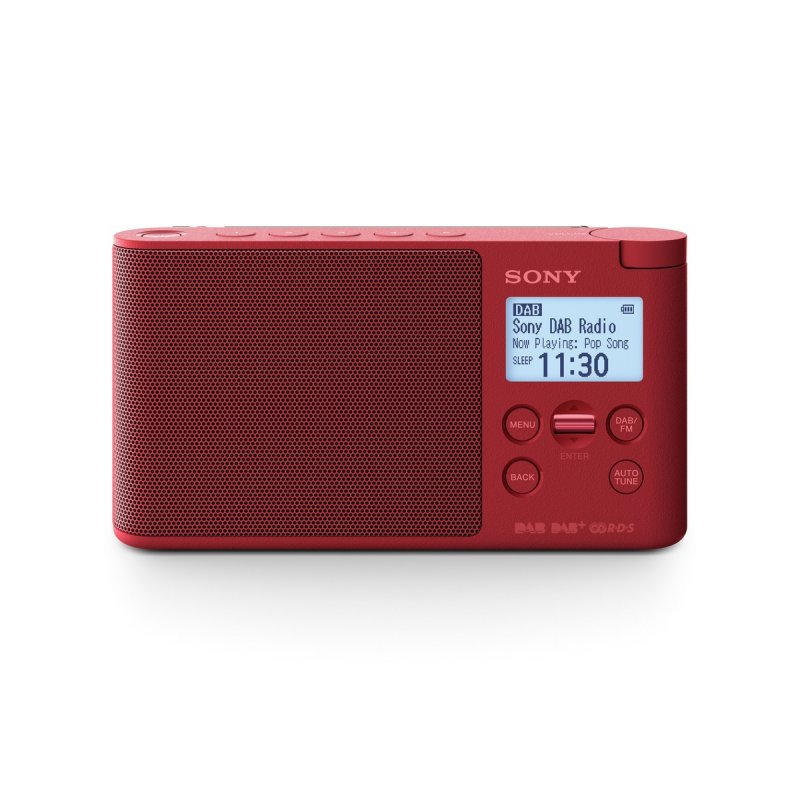 Sony radiopřijímač XDRS41DR.EU8 DAB tuner červený - obrázek č. 1