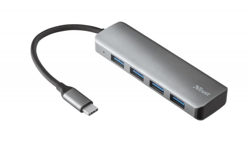 Rozbočovač TRUST HALYX USB-C 4-PORT USB3.2 HUB - obrázek produktu
