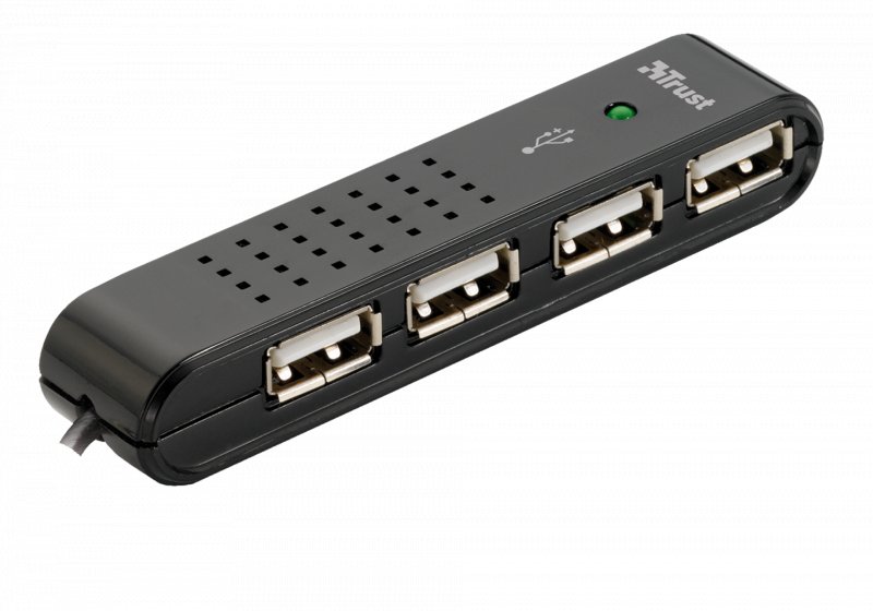 Rozbočovač TRUST 4 Port USB2 Mini HUB HU-4440p - obrázek produktu