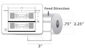 Label RFID Polypropylene,76.2x25.4mm,DT,PolyPro 4000D,High Perf. Coated,All-Temp Adhesive - obrázek produktu