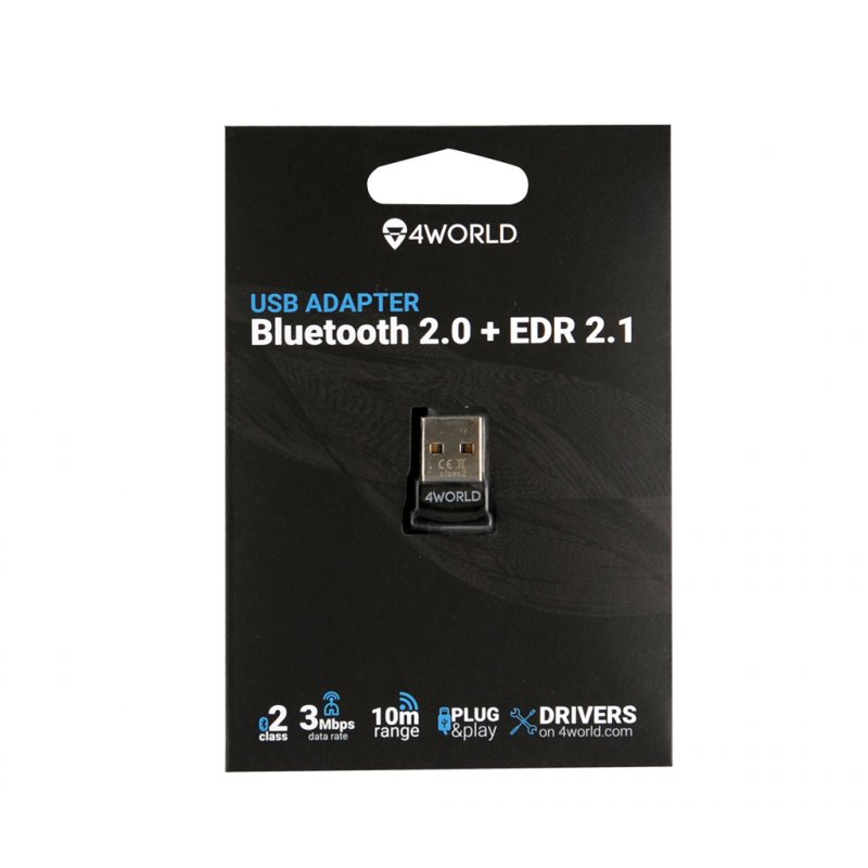 4World Bluetooth 2.0+EDR2.1 USB adapter - obrázek č. 1