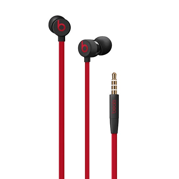 urBeats3 Earphones 3.5mm - Defiant Black-Red - obrázek produktu