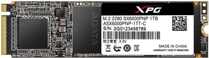 ADATA SX6000 Pro/ 1TB/ SSD/ M.2 NVMe/ 5R - obrázek produktu