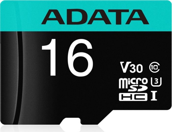 ADATA MicroSDHC 16GB U3 V30S 95MB/ s + adapter - obrázek produktu