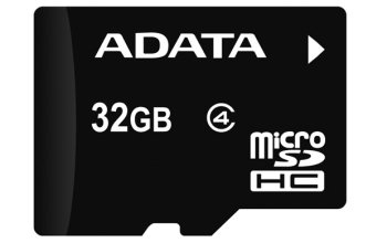 ADATA 32GB MicroSDHC Card with Adaptor Class 4 - obrázek produktu