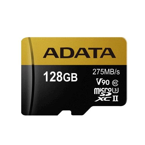 Adata/ micro SDXC/ 128GB/ 275MBps/ UHS-II U3 /  Class 10/ + Adaptér - obrázek produktu