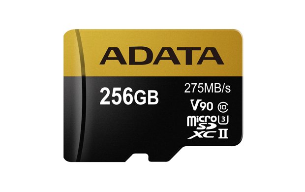 Adata/ micro SDXC/ 256GB/ 275MBps/ UHS-II U3 /  Class 10/ + Adaptér - obrázek produktu