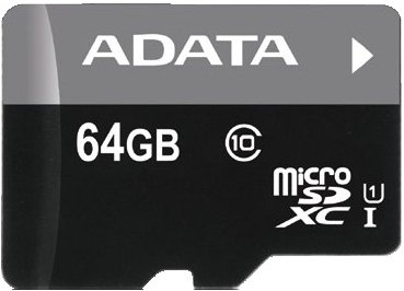 Adata/ micro SD/ 64GB/ 50MBps/ UHS-I U1 /  Class 10/ + Adaptér - obrázek produktu