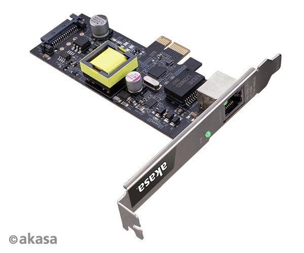 AKASA 2.5 Gigabit PCIe síťová karta s PoE - obrázek č. 1