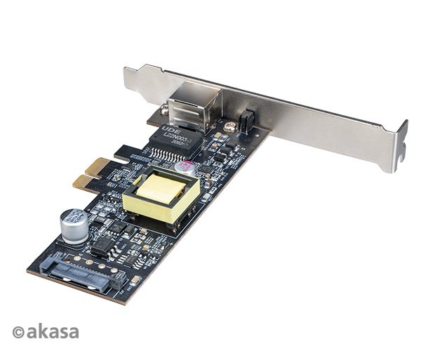 AKASA 2.5 Gigabit PCIe síťová karta s PoE - obrázek č. 2
