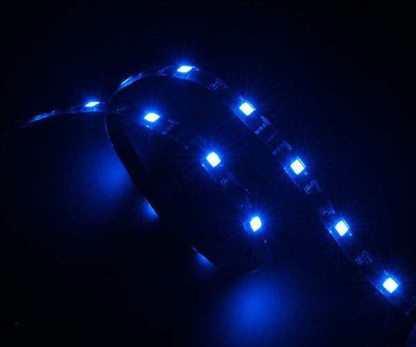 AKASA - LED páska - modrá Vegas 50 cm - obrázek produktu