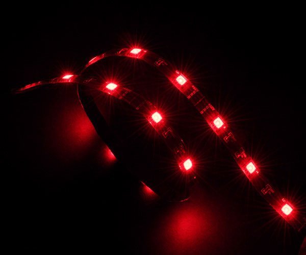 AKASA - LED páska - červená Vegas 50 cm - obrázek produktu