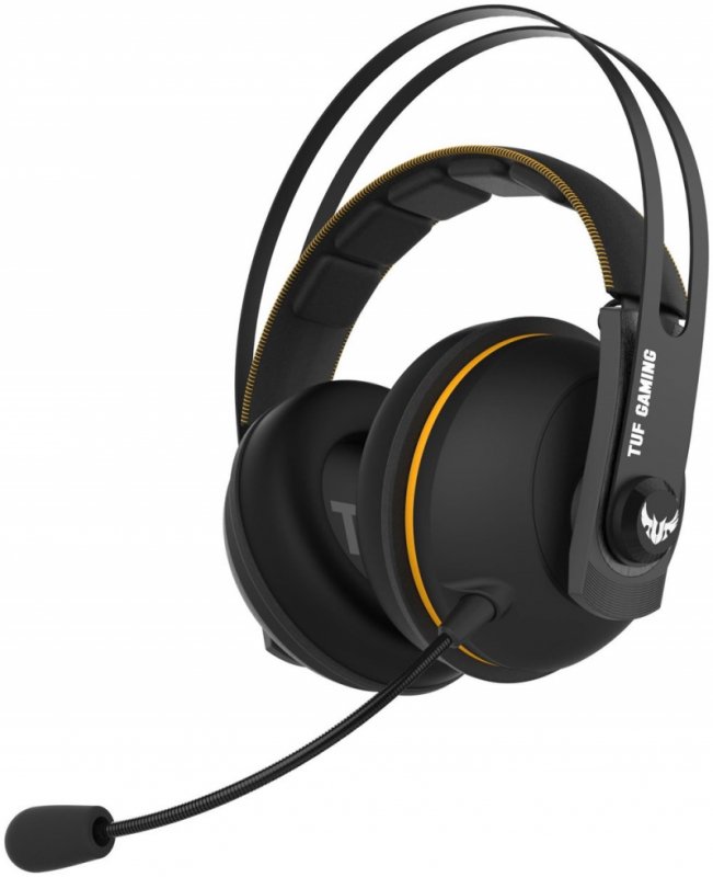 ASUS TUF GAMING H7 WL,Yellow,  wireles gaming headset - obrázek produktu
