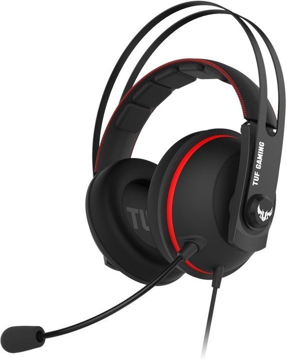 ASUS TUF GAMING H7 CORE, RED, gaming headset - obrázek produktu