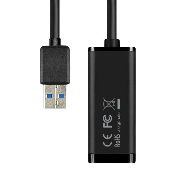 AXAGON ADE-SR, USB-A 3.2 Gen 1 - Gigabit Ethernet síťová karta, auto instal, černá - obrázek č. 5