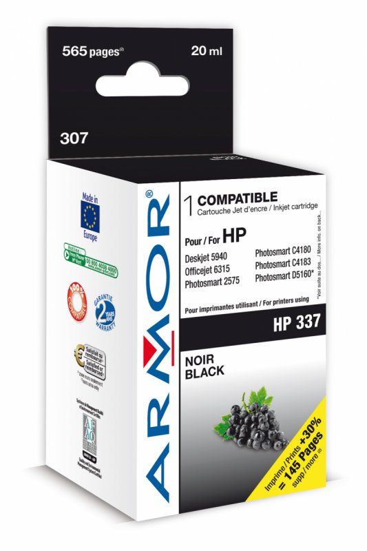 HP 337 černý inkoust 20ml (C9364E ) - obrázek produktu