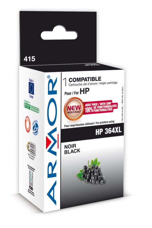 Armor ink-jet pro HP Photosmart B8550,19ml,černý - obrázek produktu