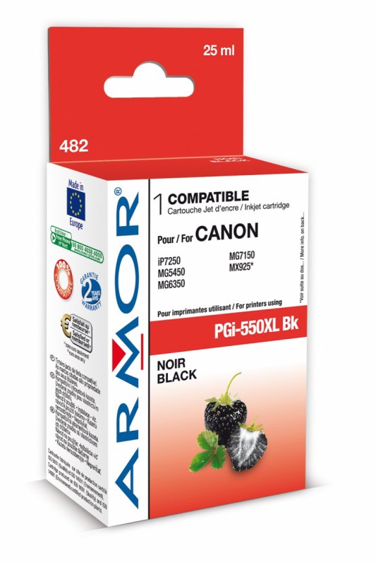 Armor ink-jet pro Canon PGI550BKXL, 25 ml, Black - obrázek produktu