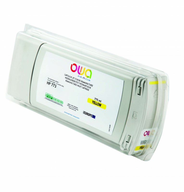OWA Armor ink-jet kompatibilní s HP DJ Z 6600 yellow, 775ml, kom.s C1Q40A - obrázek produktu