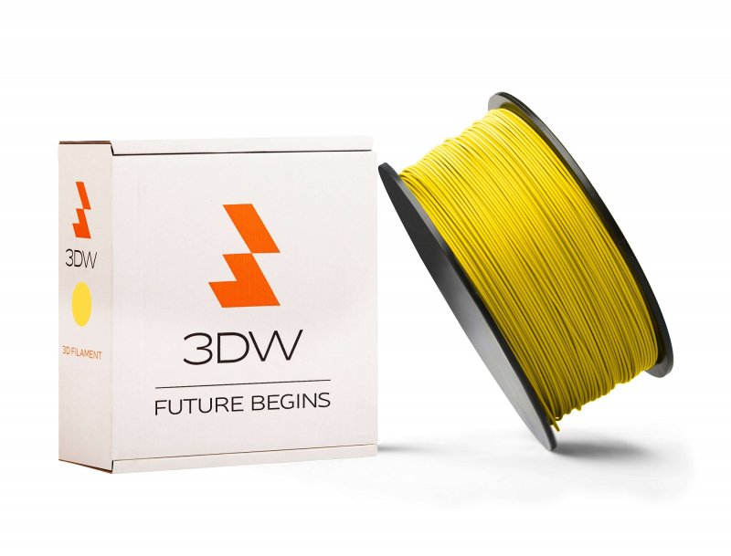 3DW - ABS filament 1,75mm žlutá, 0,5 kg, tisk 220-250°C - obrázek produktu