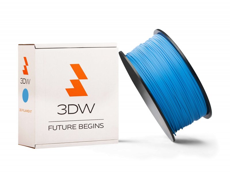 3DW - PLA filament 1,75mm modrá, 1kg, tisk 190-210°C - obrázek produktu