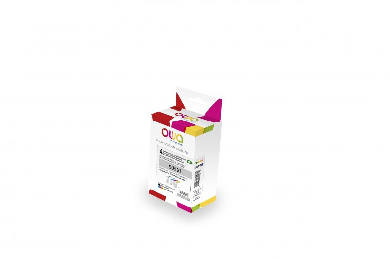 OWA ARMOR ink kompatibilní s HP OJ 6950,(T6M15/ T6M03/ M07/ M11), 4-pack (CMYK), 30ml/ 3x12ml - obrázek produktu