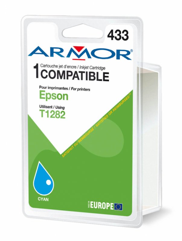 Armor ink-jet pro EPSON C13T12824012, modrá/ cyan - obrázek produktu