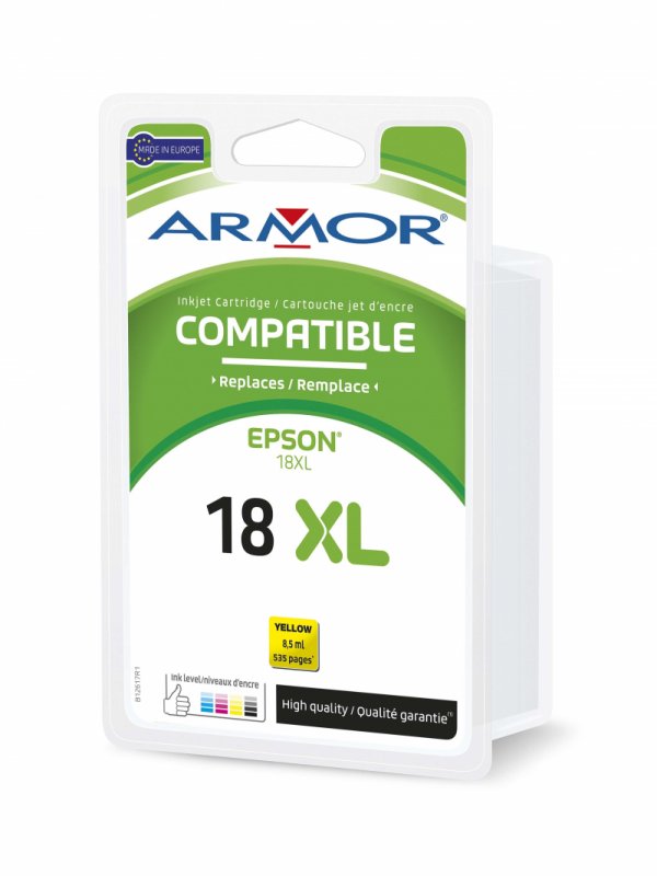 Armor ink-jet pro EPSON C13T18144012, žlutá/ yellow - obrázek produktu
