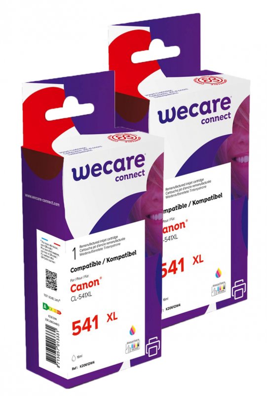 WECARE ARMOR sada ink kompatibilní s CANON CL-541XL, 2x16ml ,3 barvy - obrázek produktu