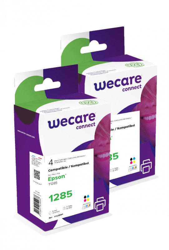 WECARE ARMOR sada ink pro EPSON T12854 2x9ml/ 6x6,5ml,CMYK,T12854012 - obrázek produktu