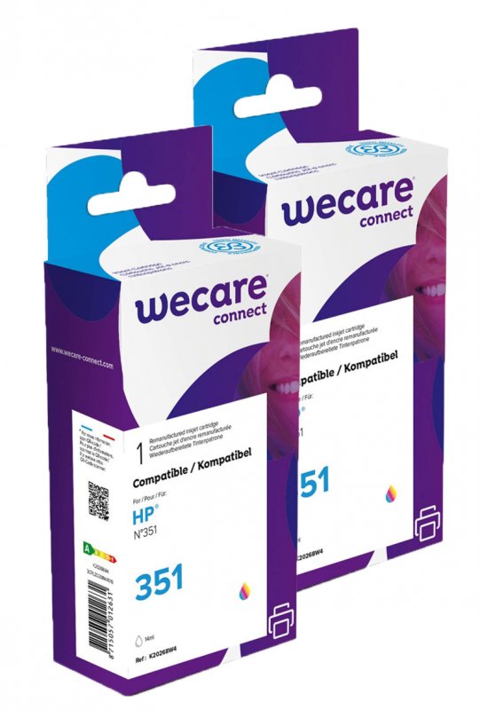 WECARE ARMOR sada ink kompatibilní s HP CB337E, 2x14ml, 3 barvy - obrázek produktu